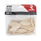 Richelieu - R77161 - Flat Wood Plate Joining Biscuits 2.25 In. L 50 Pack Natural