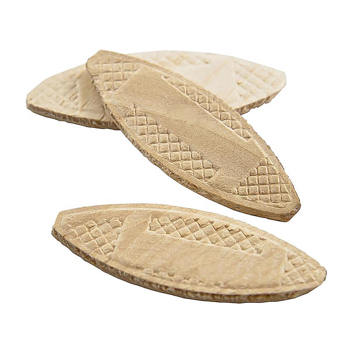 Richelieu - R77163 - Fluted Wood Plate Joining Biscuits .63 In. D X 1.85 In. L 150 Pack Natural