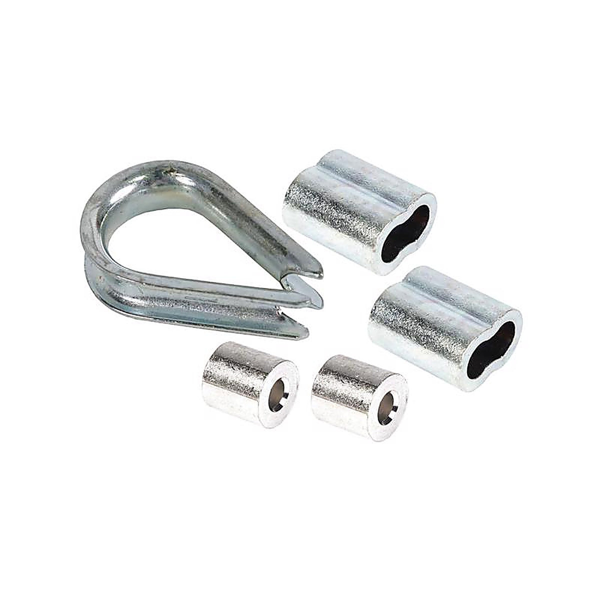 Koch - 145021 - Industries Zinc-Plated Aluminum 1/16 In. D Wire Rope Clips and Thimble
