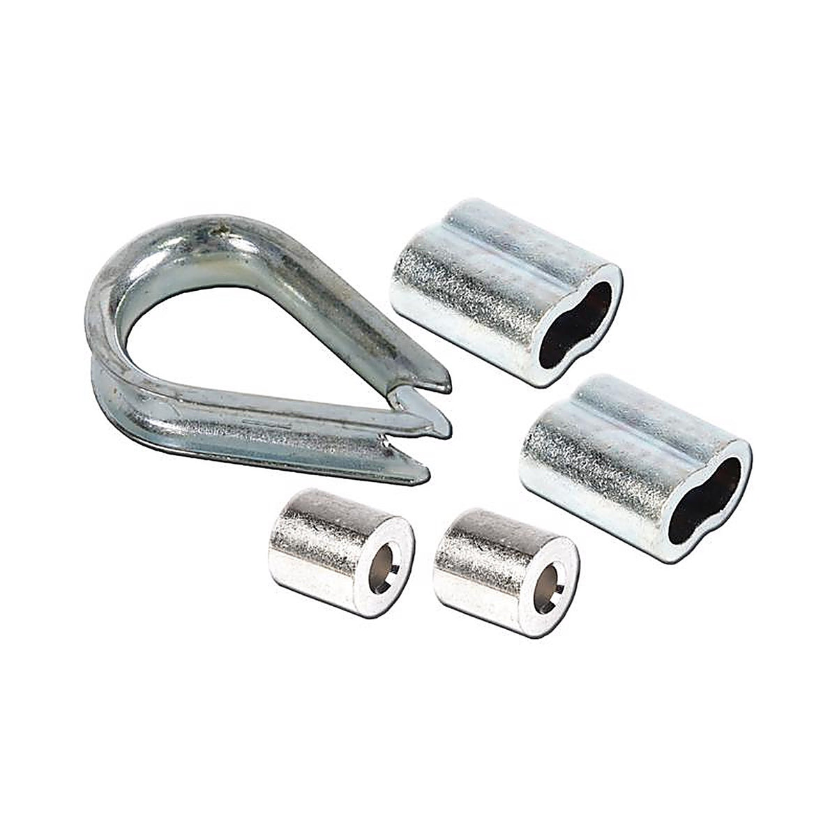Koch - 145071 - Industries Zinc-Plated Aluminum 3/32 In. D Wire Rope Clips and Thimble