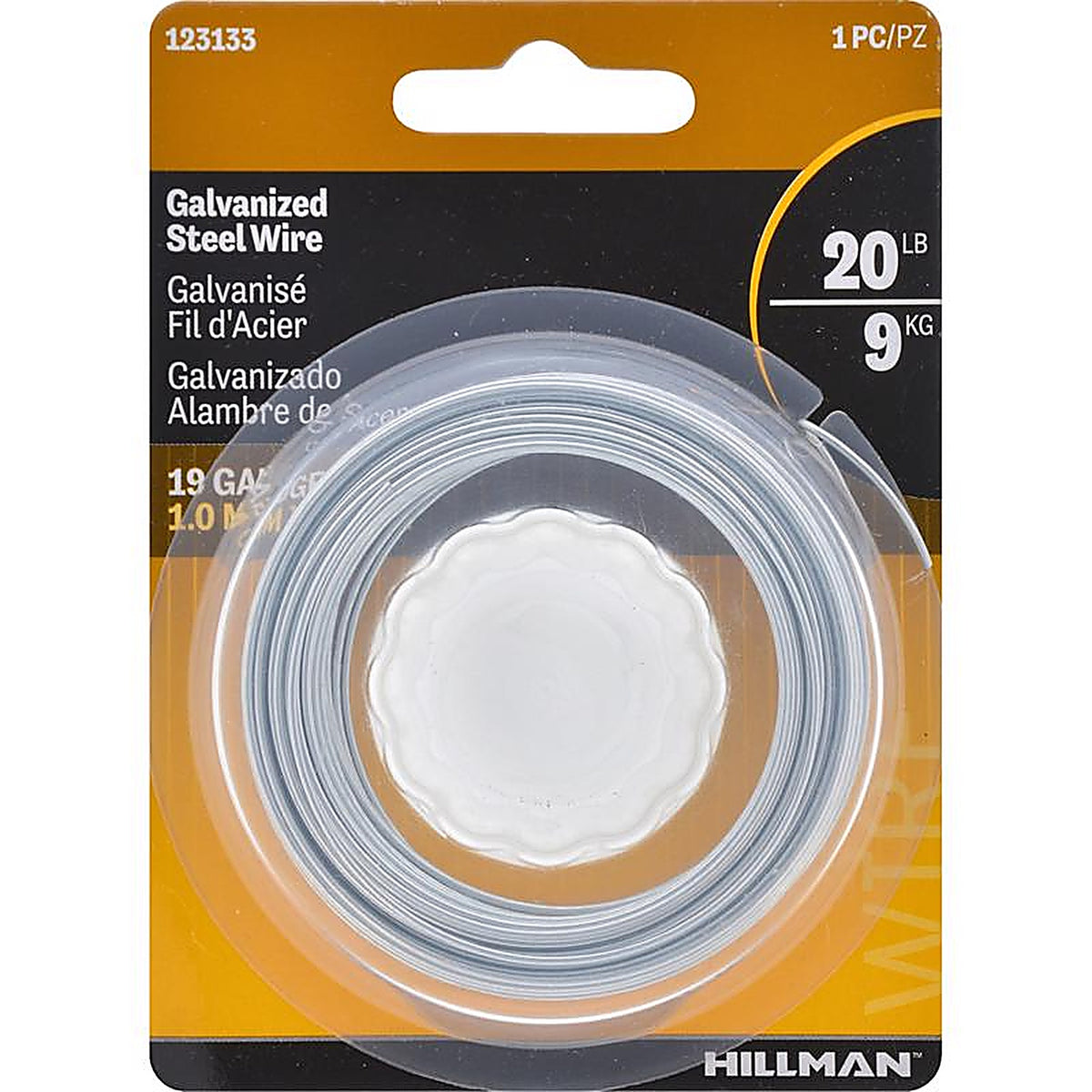Hillman 123133-N 50 ft. L Galvanized Steel 19 Ga. Wire