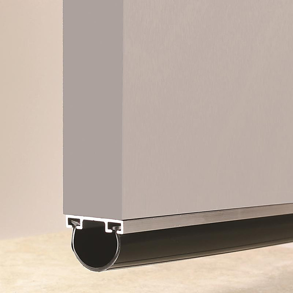 M-D - 09063 - Building Products Platinum Black Vinyl Door Bottom for Garage Doors 9 Ft. L X 2.5 In.