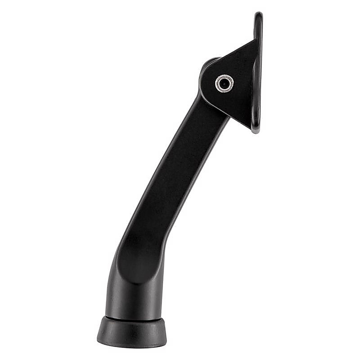 National Hardware - N830-572 - Zinc Matte Black Kick-Down Door Holder Mounts to Door 1.63 In.