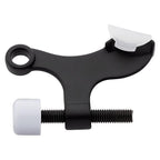 National Hardware - N830-585 - Zinc Matte Black Hinge Pin Door Stop Mounts to Door 0.63 In.