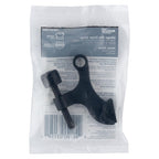National Hardware - N830-585 - Zinc Matte Black Hinge Pin Door Stop Mounts to Door 0.63 In.