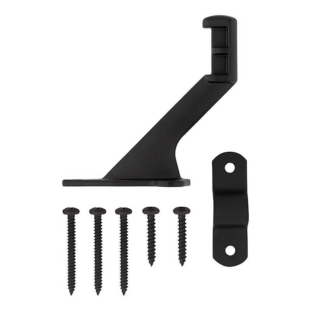 National Hardware - N830-594 - Black Steel Handrail Bracket