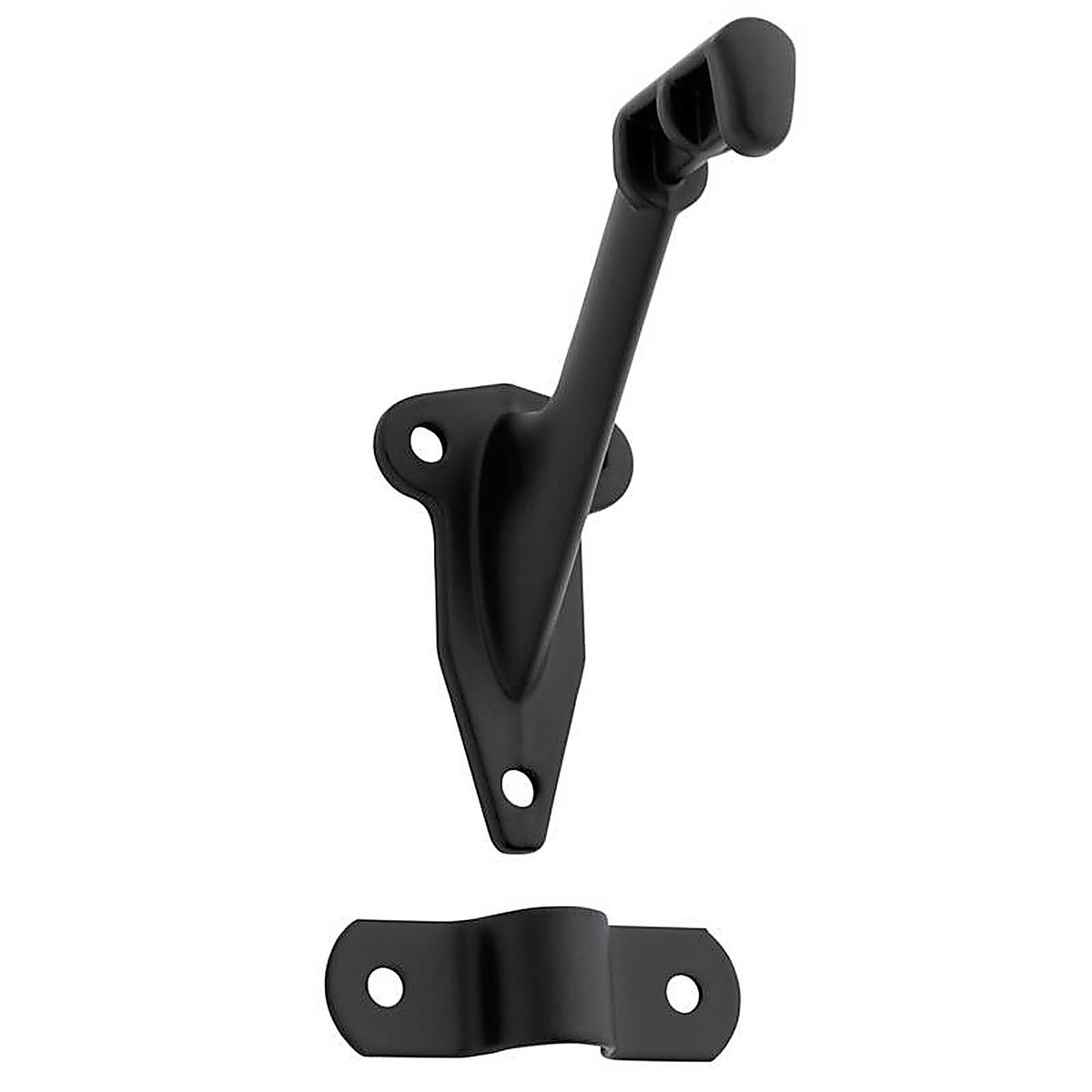 National Hardware - N830-594 - Black Steel Handrail Bracket