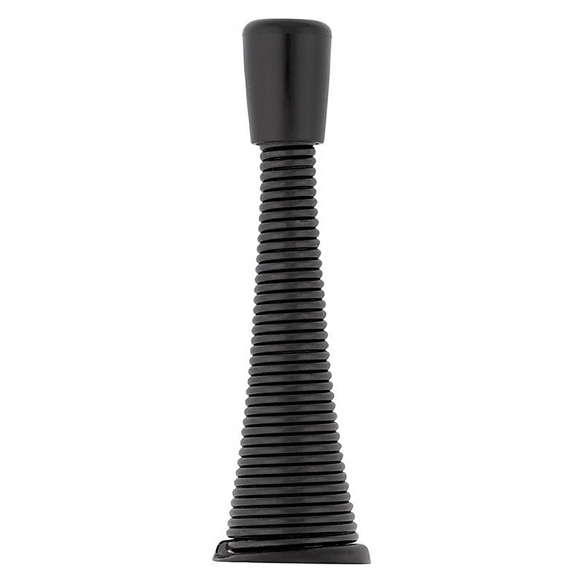 National Hardware - N830-581 - Steel Matte Black Spring Door Stop Mounts to Wall 0.87 In.