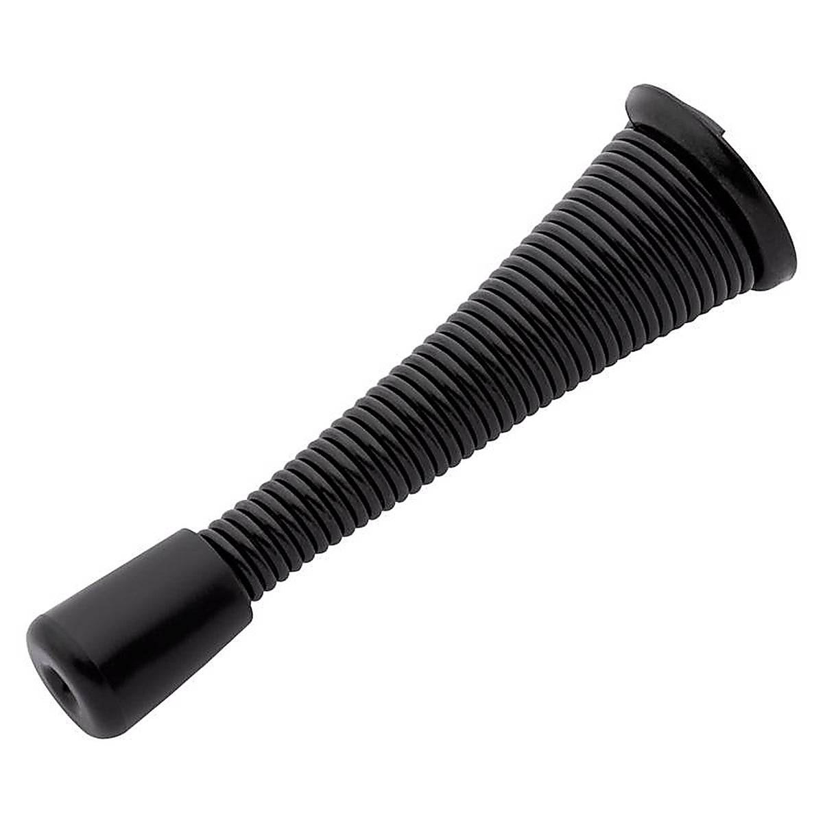 National Hardware - N830-581 - Steel Matte Black Spring Door Stop Mounts to Wall 0.87 In.