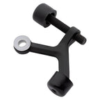 National Hardware - N830-580 - Zinc Matte Black Hinge Pin Door Stop Mounts to Door 0.63 In.