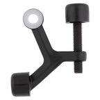 National Hardware - N830-580 - Zinc Matte Black Hinge Pin Door Stop Mounts to Door 0.63 In.