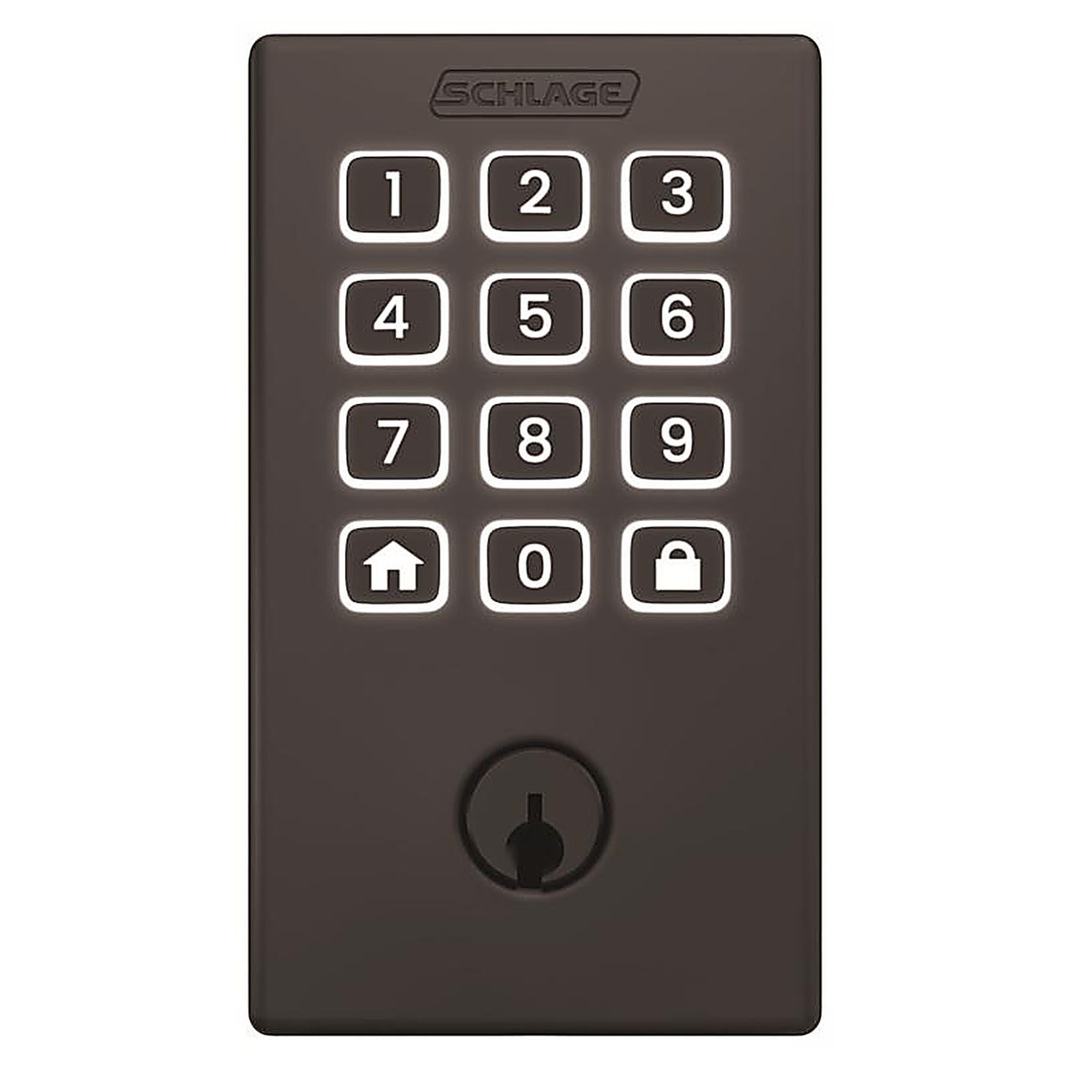 Schlage - BE459WBVCEN622 - Arrive Matte Black Steel Wi-Fi Deadbolt with Century Trim