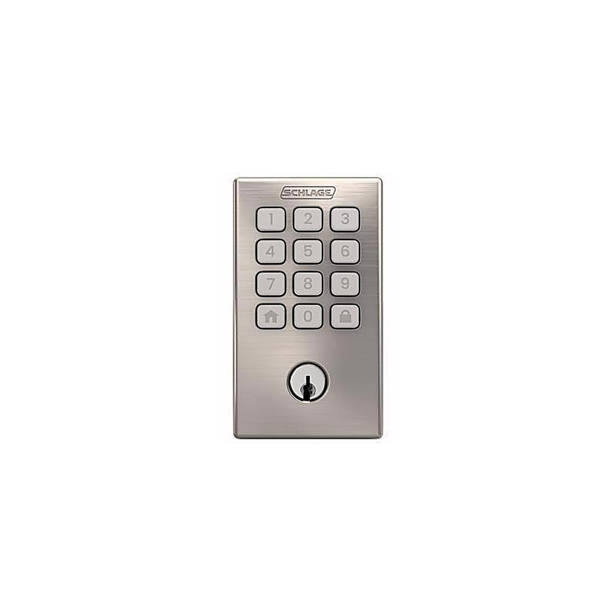 Schlage - BE459WBVCEN619 - Arrive Satin Nickel Steel Wi-Fi Deadbolt with Century Trim