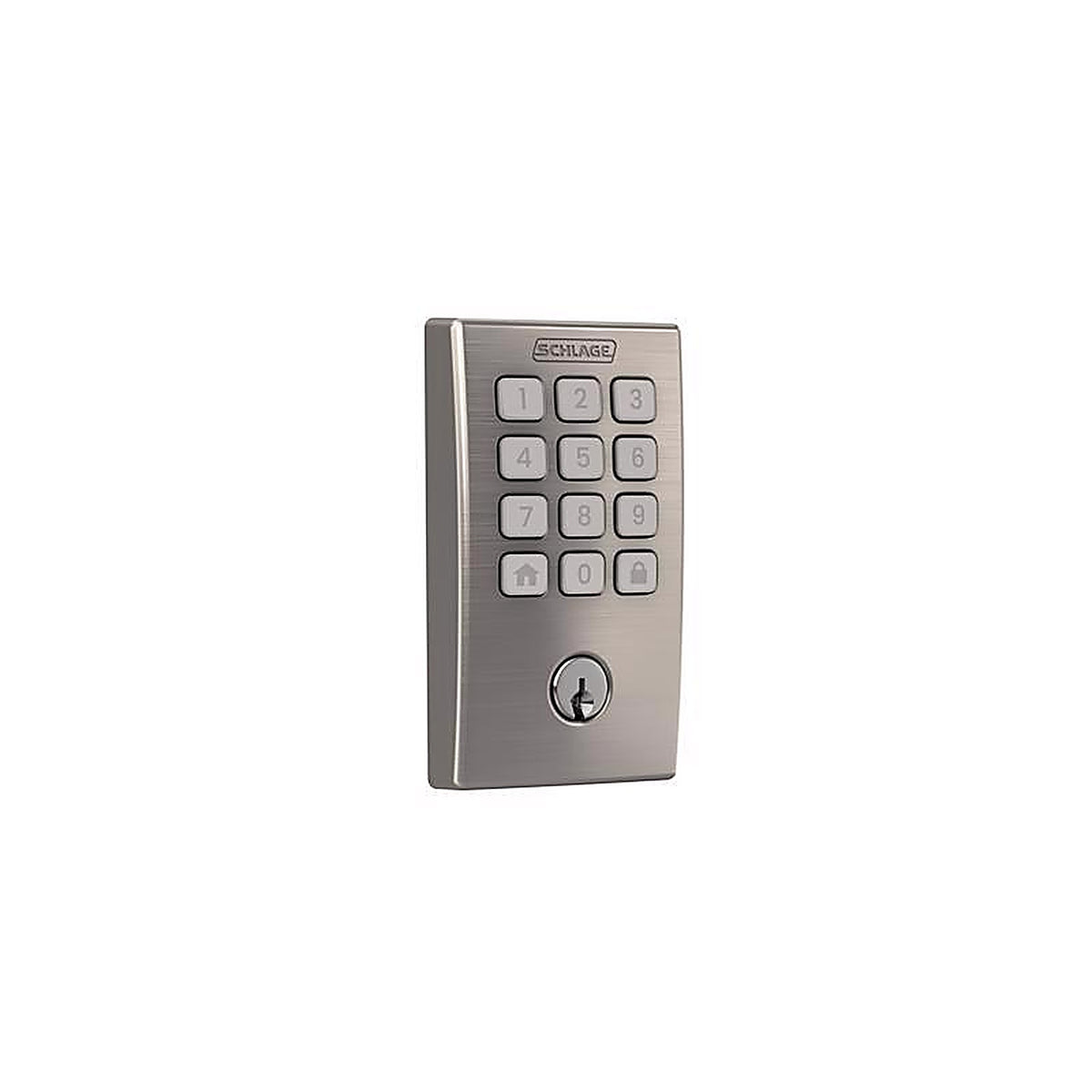 Schlage - BE459WBVCEN619 - Arrive Satin Nickel Steel Wi-Fi Deadbolt with Century Trim
