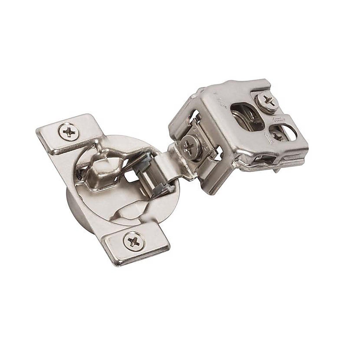 Amerock - BP9236SLFF - 1.25 In. W X 2.87 In. L Nickel Silver Steel Self-Closing Concealed Hinge 2 Pack