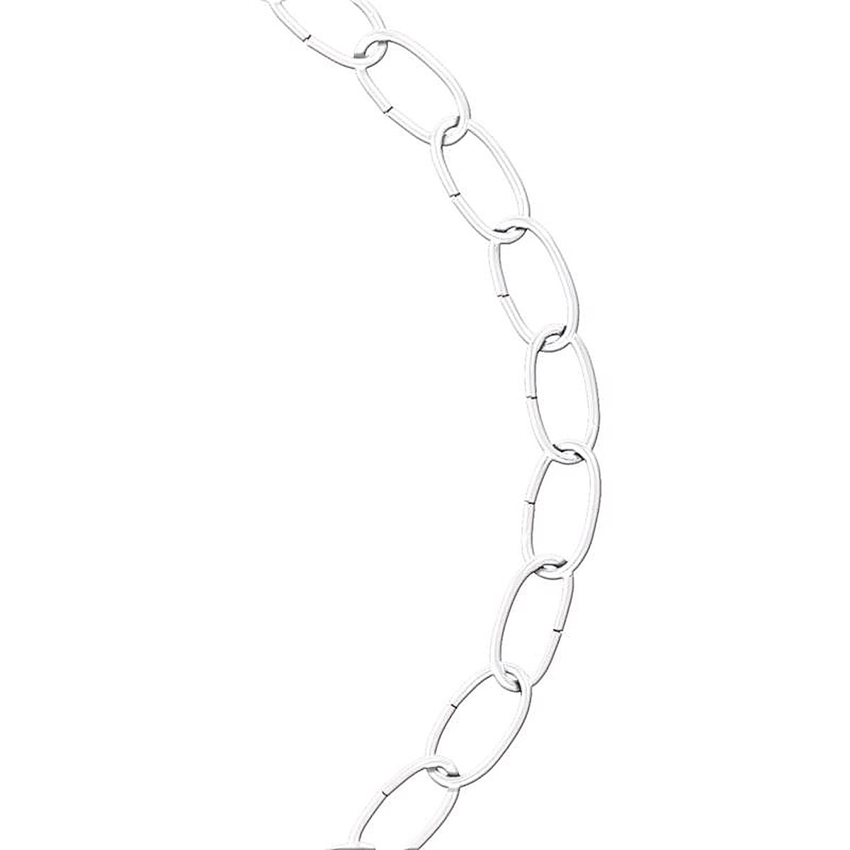 Koch - 793826 - Industries #10 Zinc Plated White Steel Decorative Chain .175 In. D 600 In.