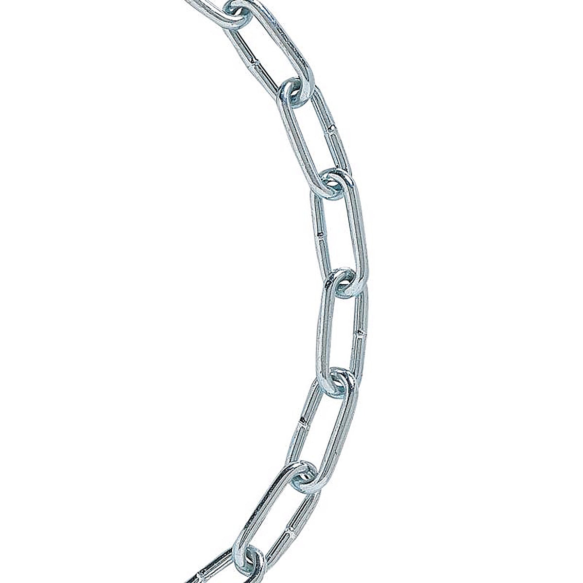 Koch - 721876 - Industries #4 In. Straight Link Carbon Steel Coil Chain .12 In. D X 100 Ft. L