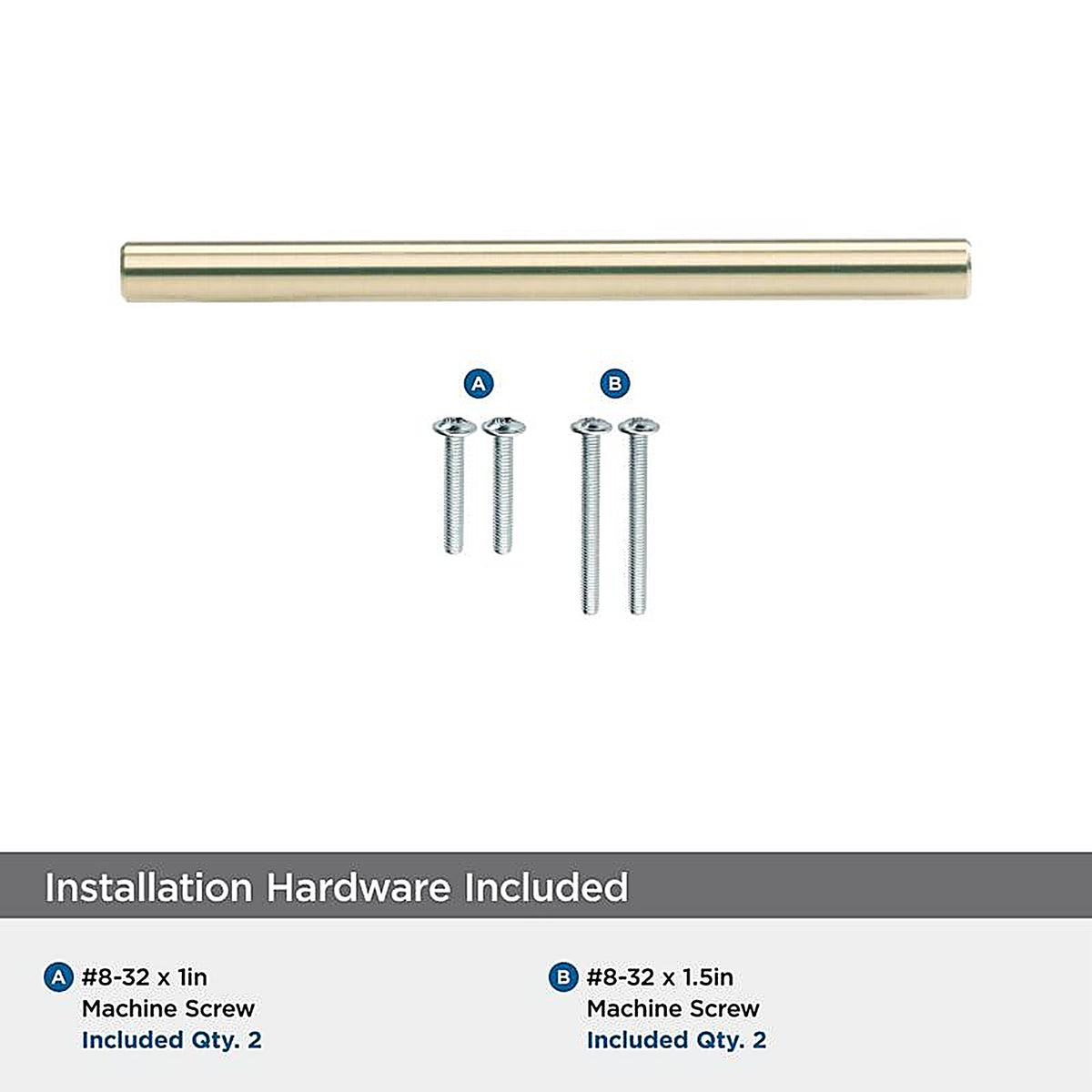 Amerock - BP40516CZ - Contemporary Bar Cabinet Pull 3-3/4 In. Champagne Bronze Gold 1 Pack