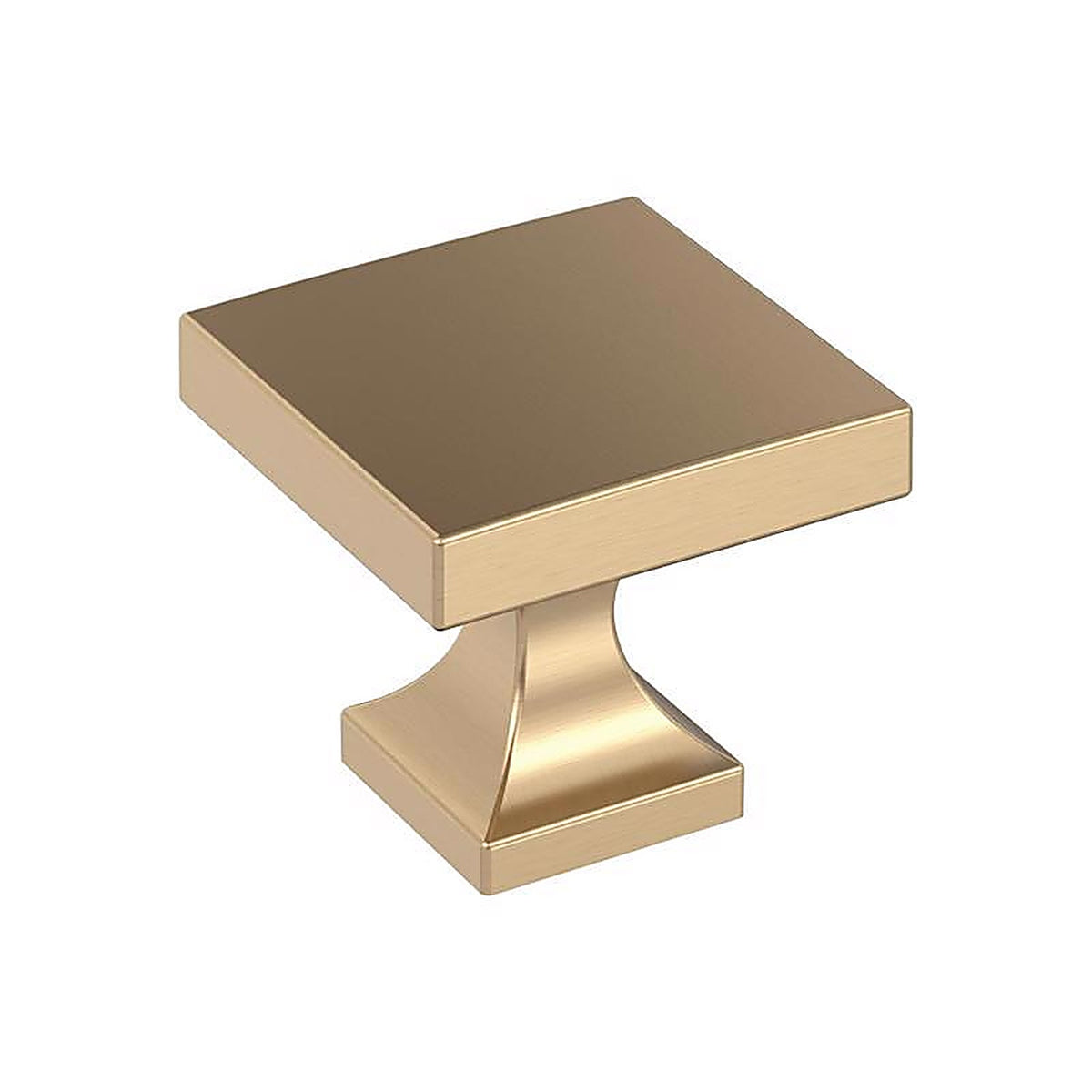 Amerock - BP37024CZ - Pedestal Transitional Square Cabinet Knob 1 In. Champagne Bronze 1 Pack