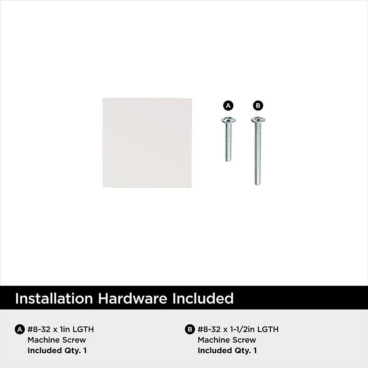 Amerock - BP3702826 - Chamfered Edge Contemporary Square Cabinet Knob 1 In. Polished Chrome 1 Pack