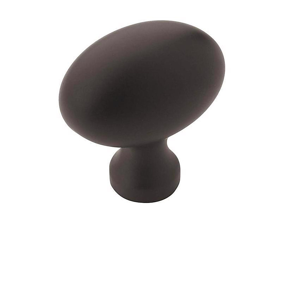 Amerock - BP53014FB - Vaile Contemporary Oval Cabinet Knob 1.37 In. D 1.37 In. Matte 1 Pack