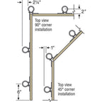 Simpson Strong-Tie - PGT1.5Z-R - Zmax 6 In. H X 1.5 In. W 12 Ga. Galvanized Steel Pipe Grip Tie