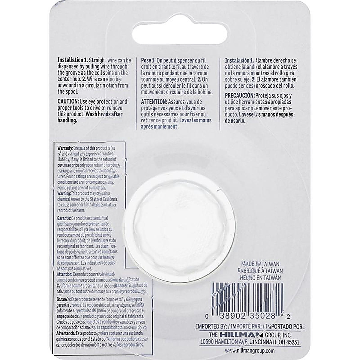Hillman 123117-N 100 ft. L Galvanized Steel 28 Ga. Wire
