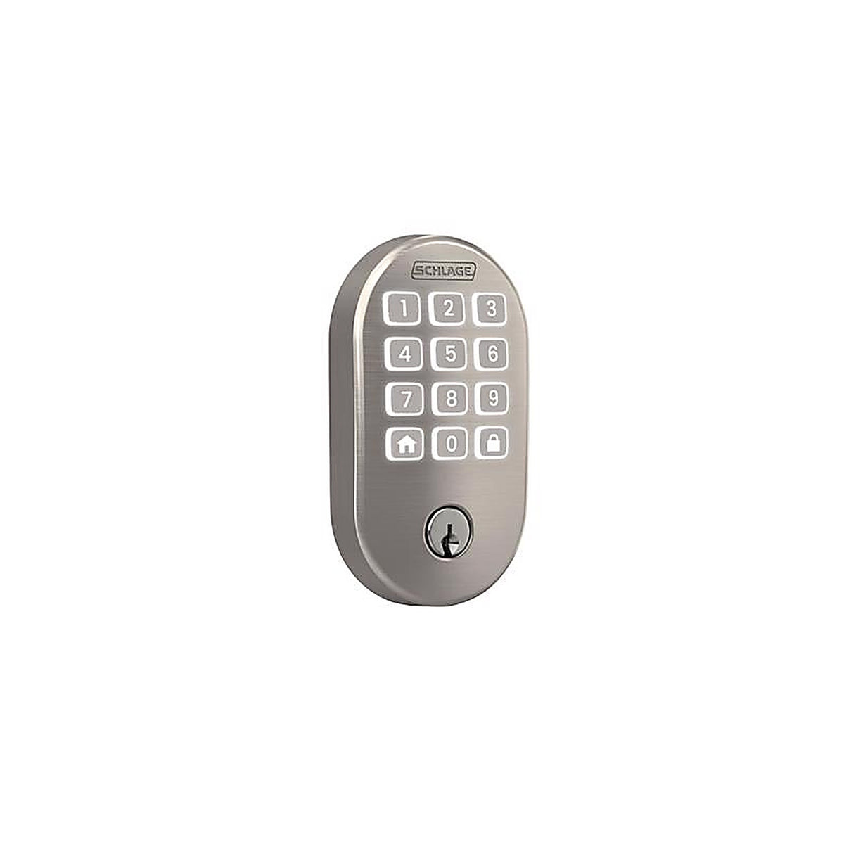 Schlage - BE459WBVRMN619 - Arrive Satin Nickel Steel Wi-Fi Deadbolt
