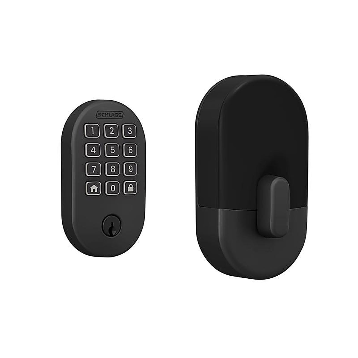 Schlage - BE459WBVRMN622 - Arrive Matte Black Steel Wi-Fi Deadbolt