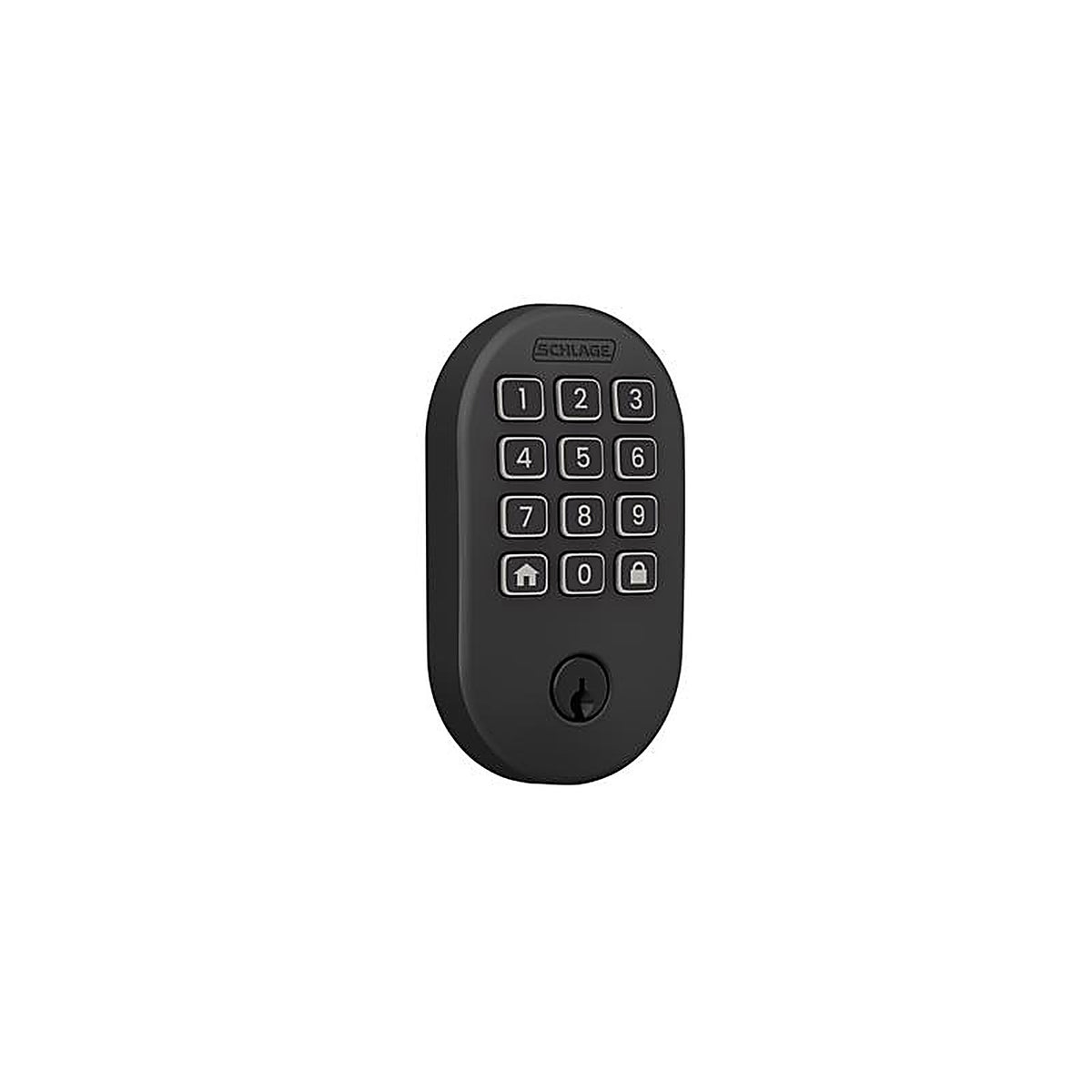 Schlage - BE459WBVRMN622 - Arrive Matte Black Steel Wi-Fi Deadbolt
