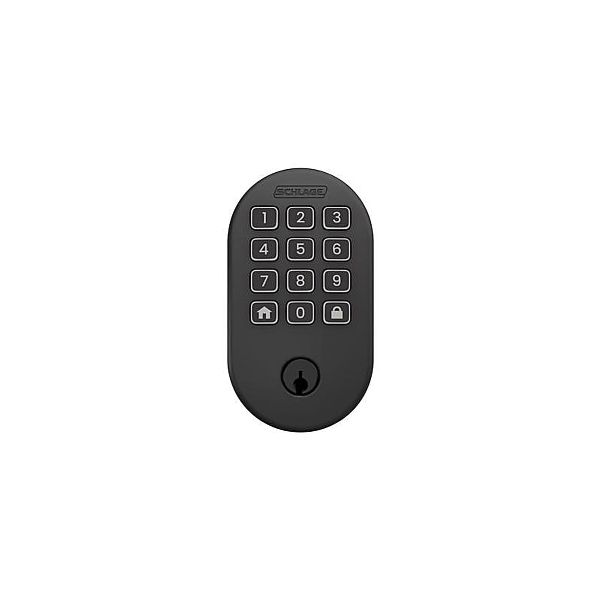 Schlage - BE459WBVRMN622 - Arrive Matte Black Steel Wi-Fi Deadbolt