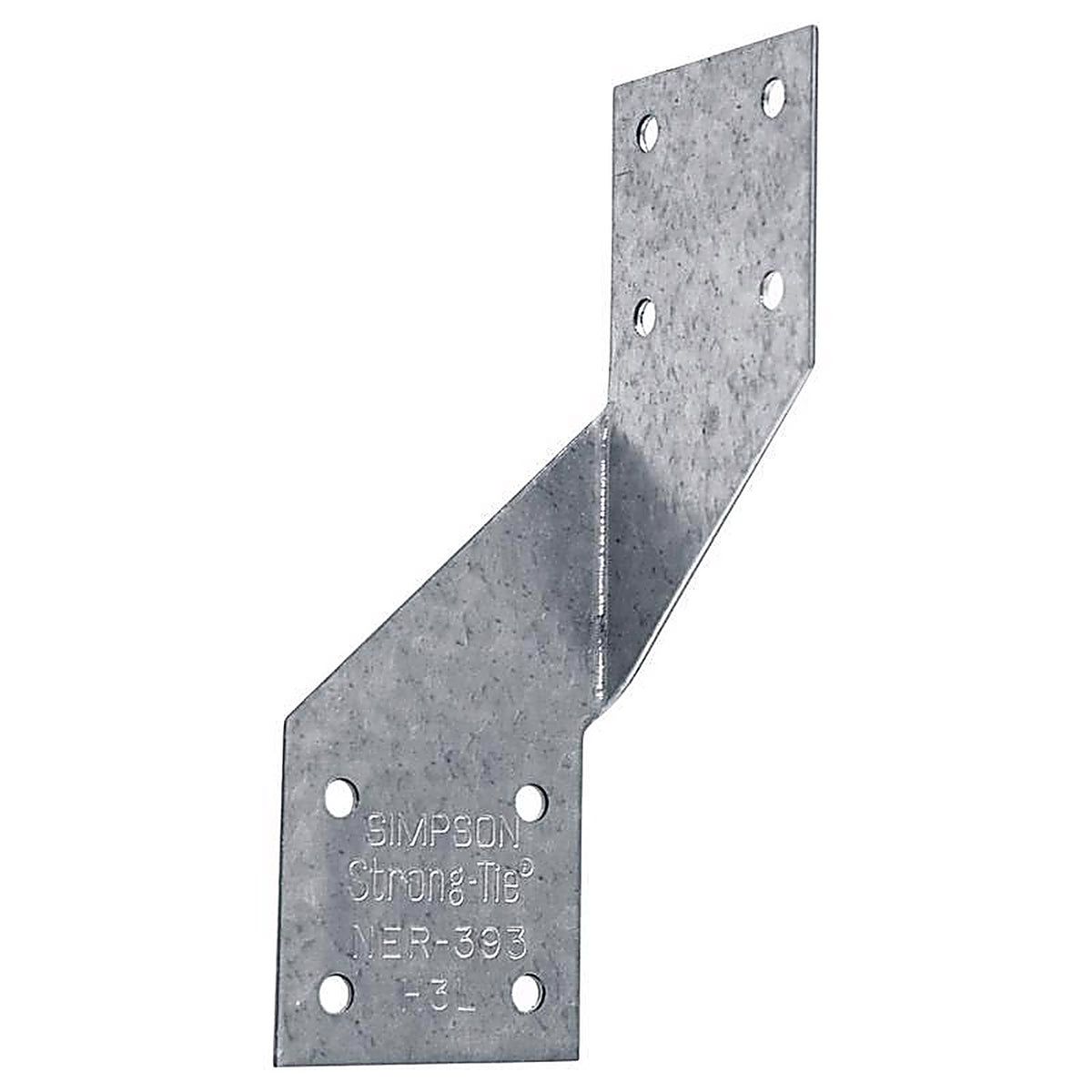 Simpson Strong-Tie - H3Z - 4.63 In. H X 1.56 In. W 18 Ga. Galvanized Steel Hurricane Tie