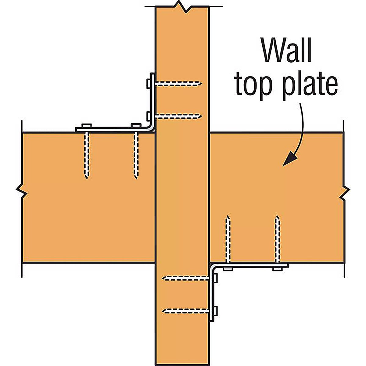 Simpson Strong-Tie - H3Z - 4.63 In. H X 1.56 In. W 18 Ga. Galvanized Steel Hurricane Tie