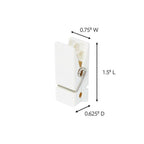 Command - 17089-8ES - 3M Command Medium Plastic Spring Clip 1.5 In. L 8 Pack