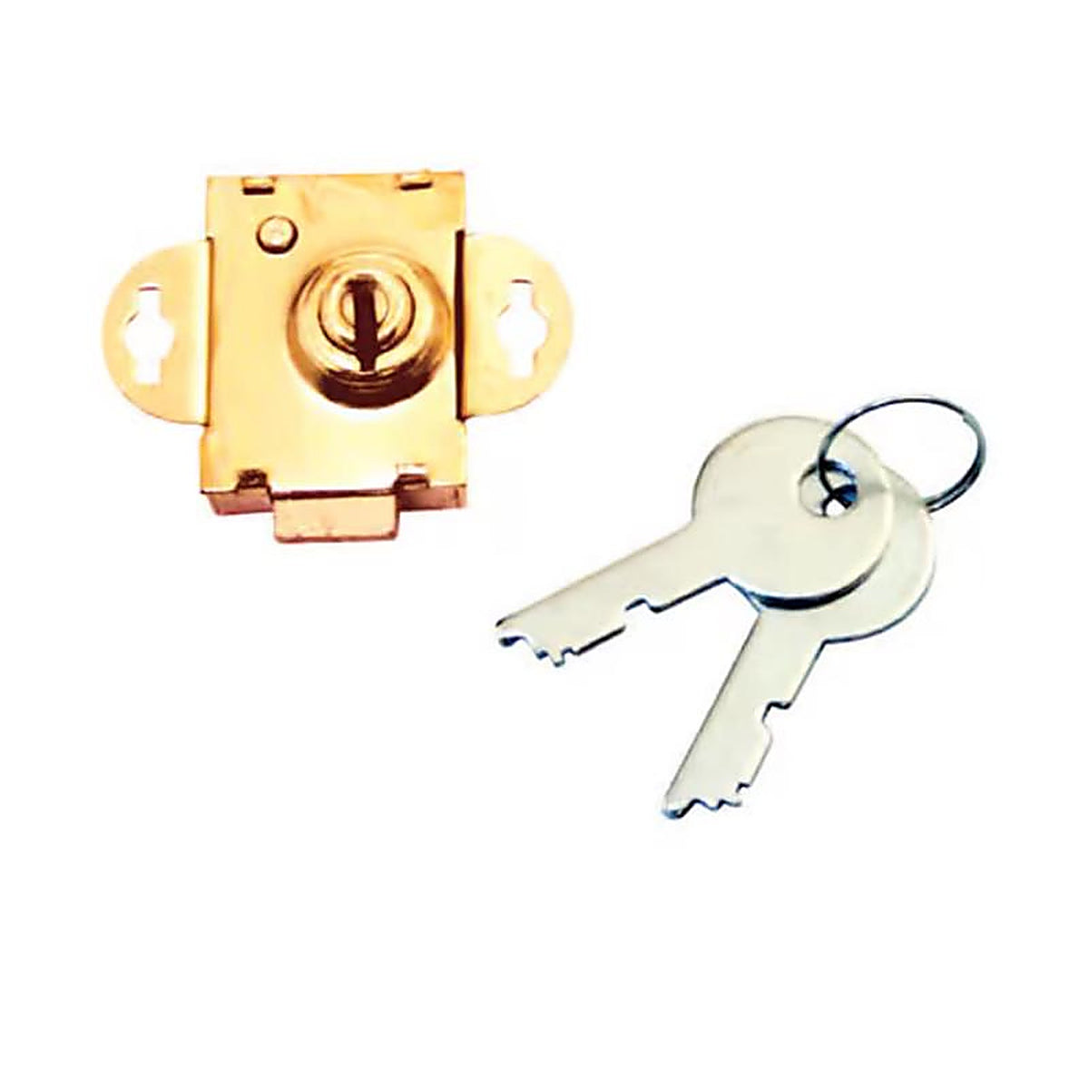 ATC - DC24-0801 - Brass Plated Steel Counter Clockwise Mailbox Lock