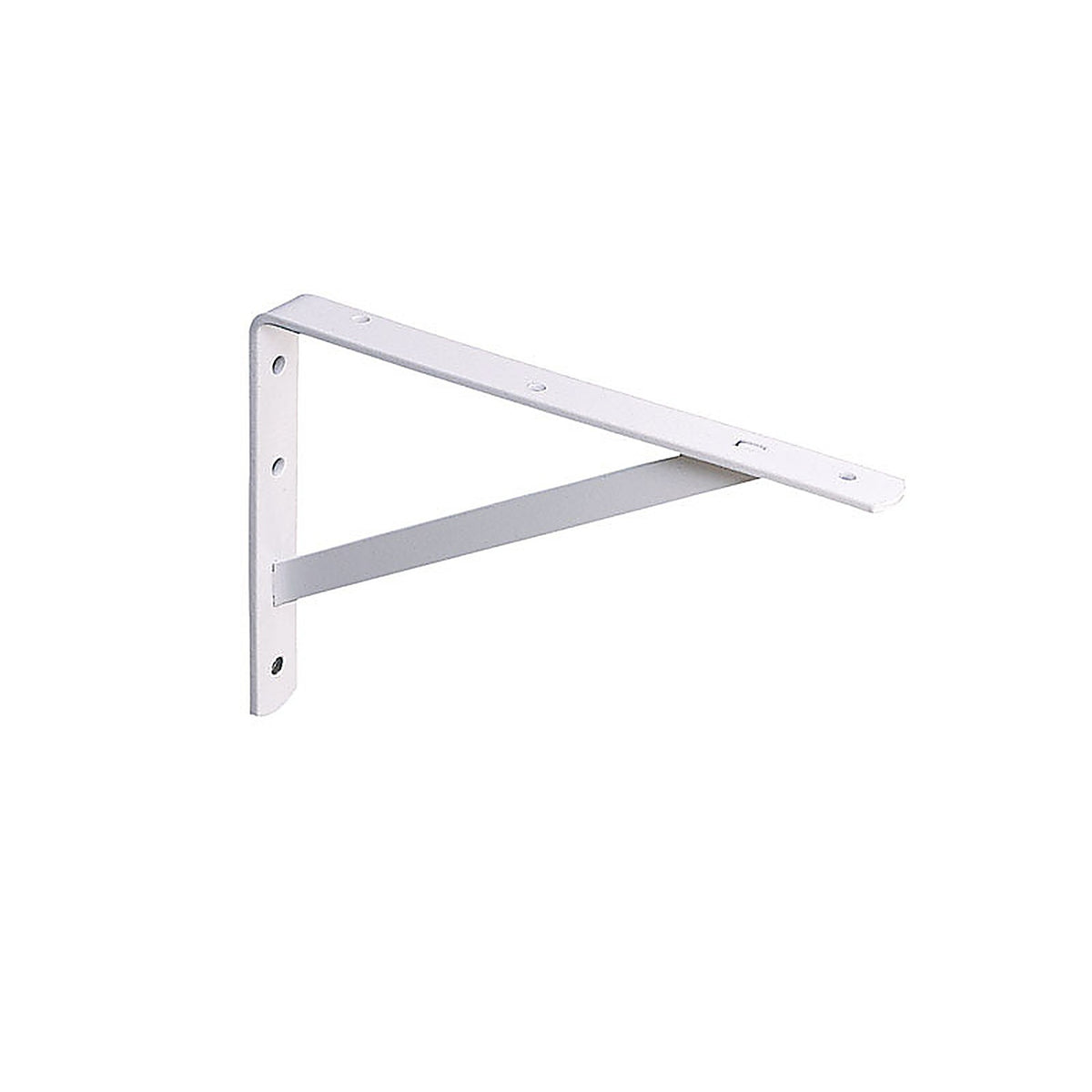Knape & Vogt 208WH400 White Steel Bracket 16 in. L 600 lb.