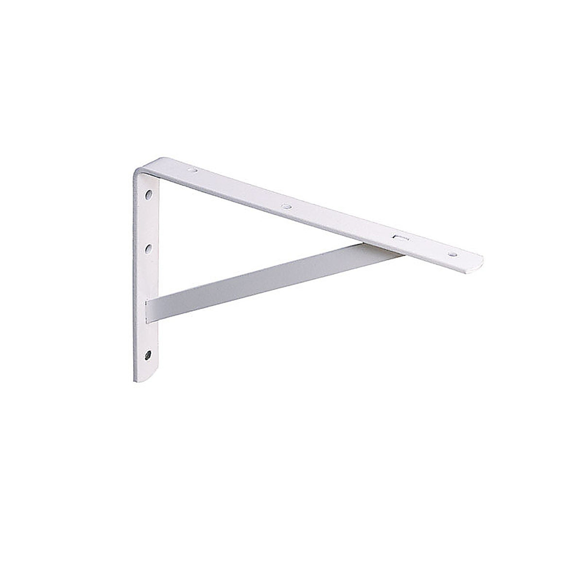 Knape & Vogt 208WH500 White Steel Bracket 20 in. L 600 lb.