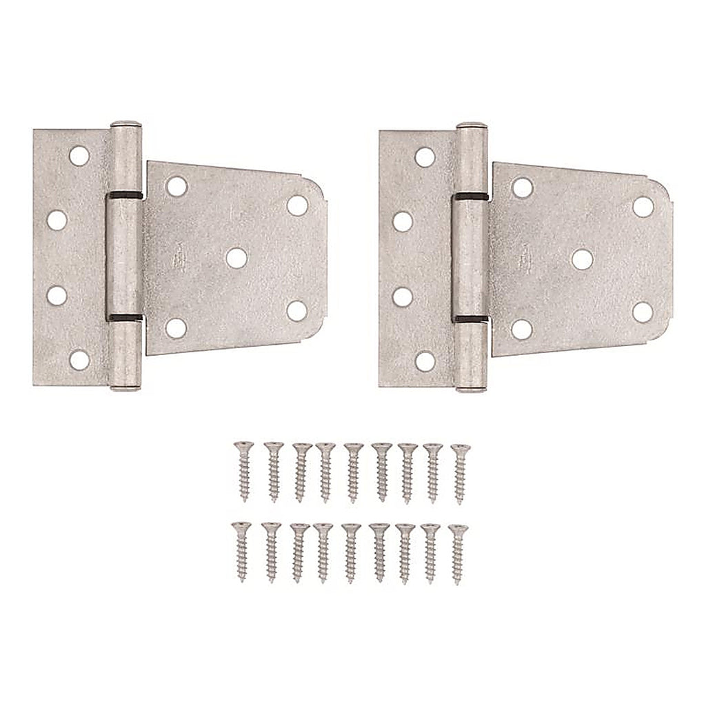 National Hardware - N259-283 - 3.5 In. L Silver Steel Gate Hinge 1 Pack