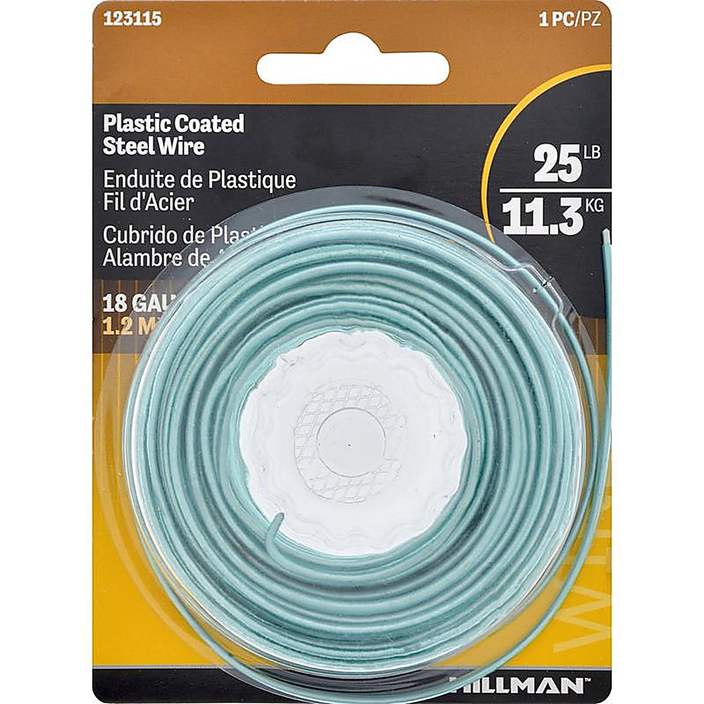 Hillman 123115-N 50 ft. L Plastic 18 Ga. Wire