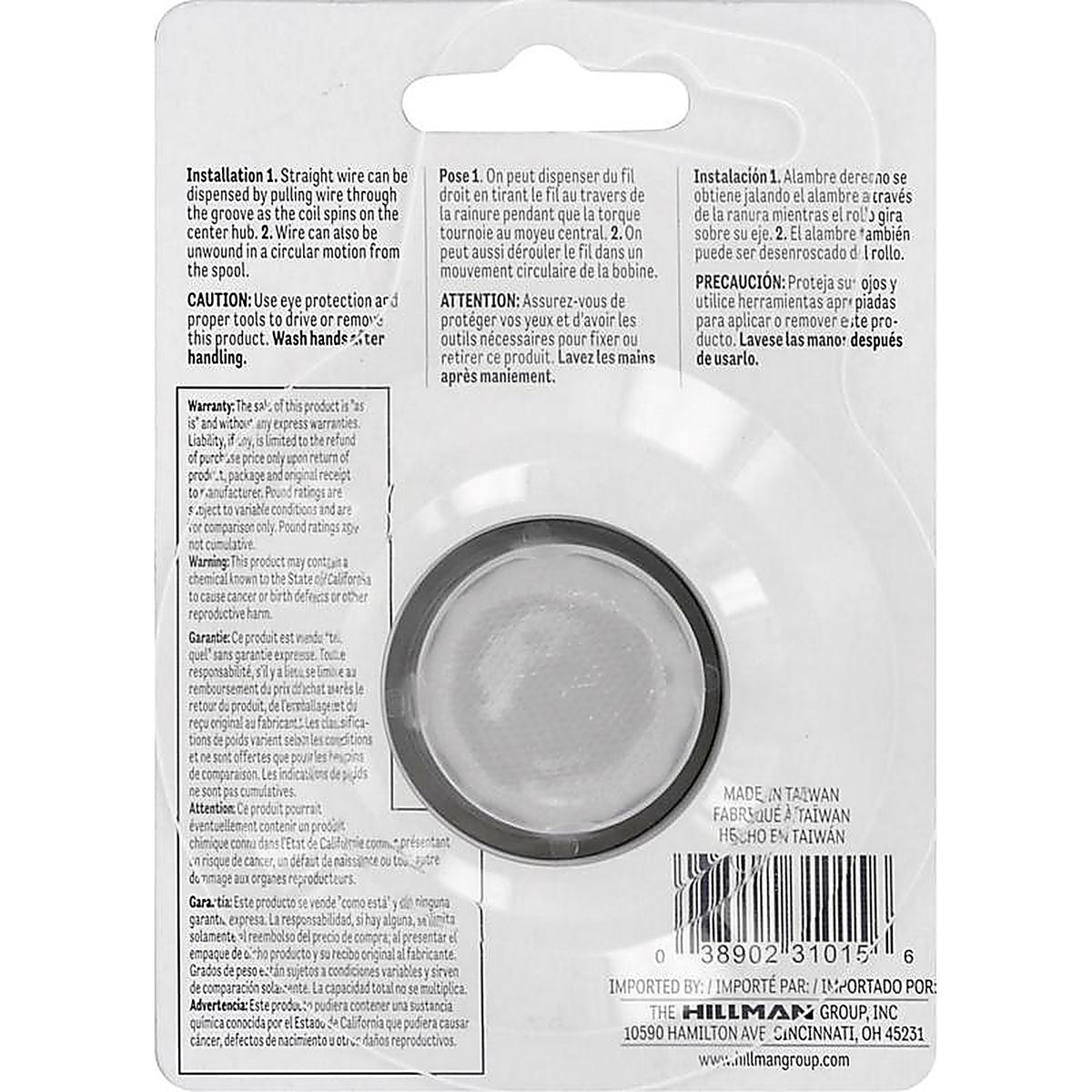 Hillman 123108-N 100 ft. L Steel 24 Ga. Floral Wire