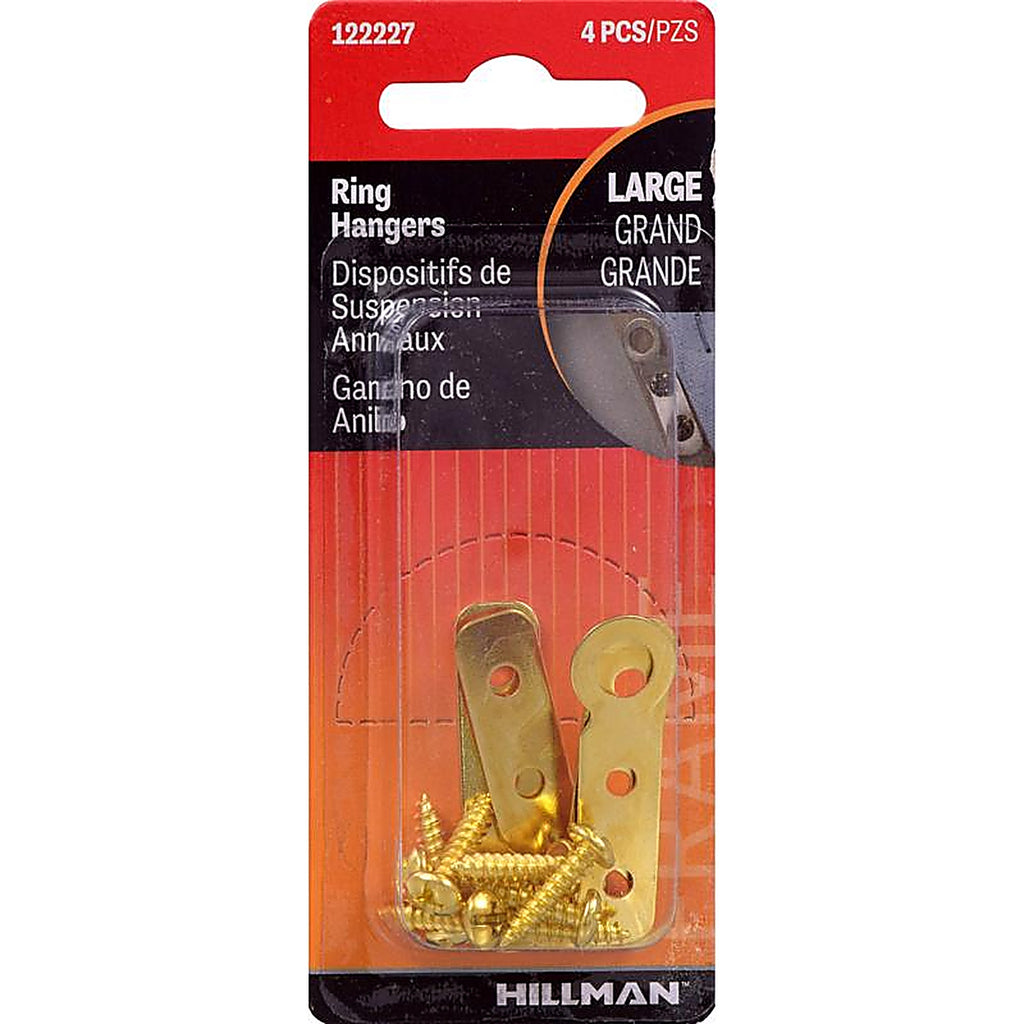 Hillman - 122227 - Steel-Plated Large Ring Hanger 4 Pack