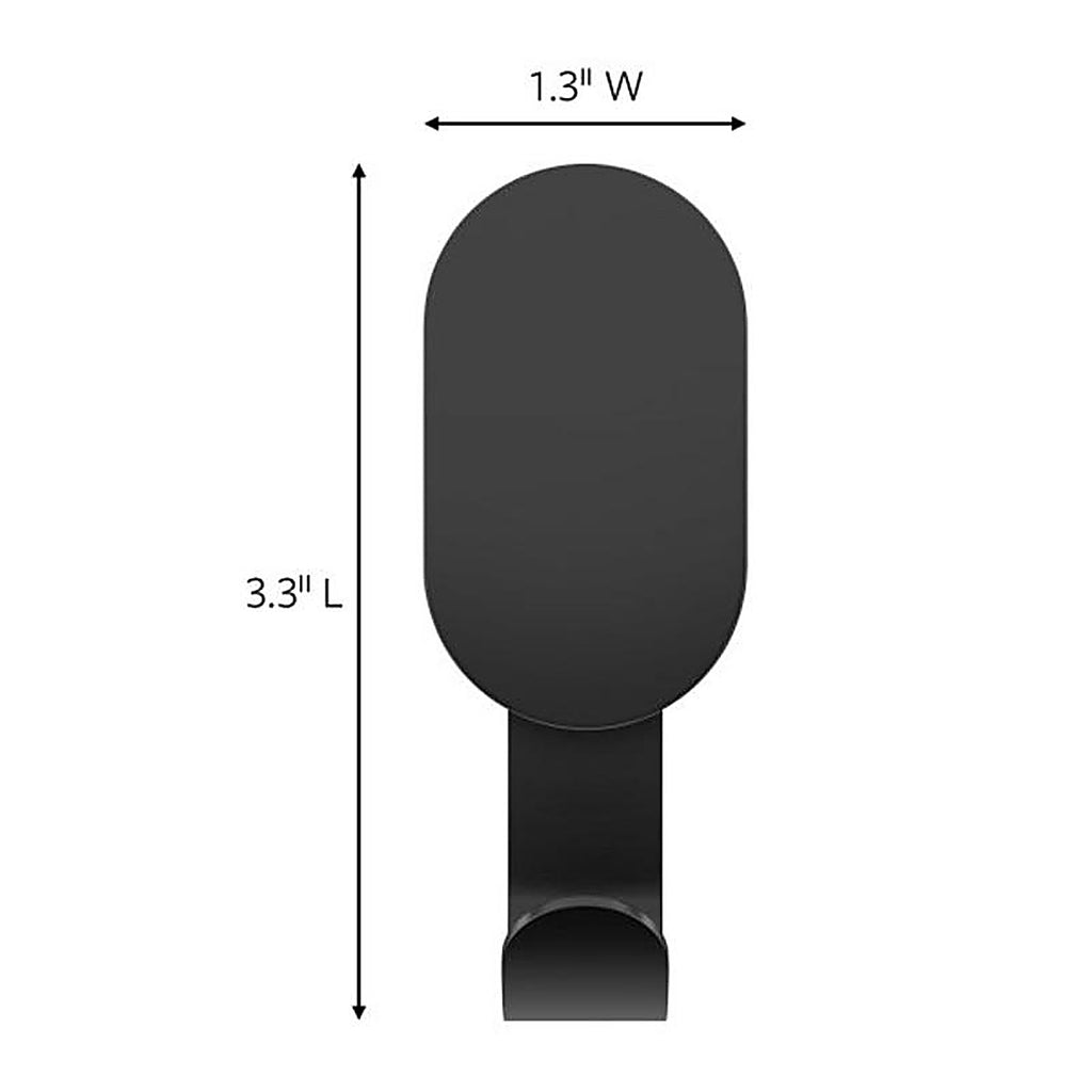 3M - 3DH15BLK-1ES - Plastic Drywall Hooks 1 Pack