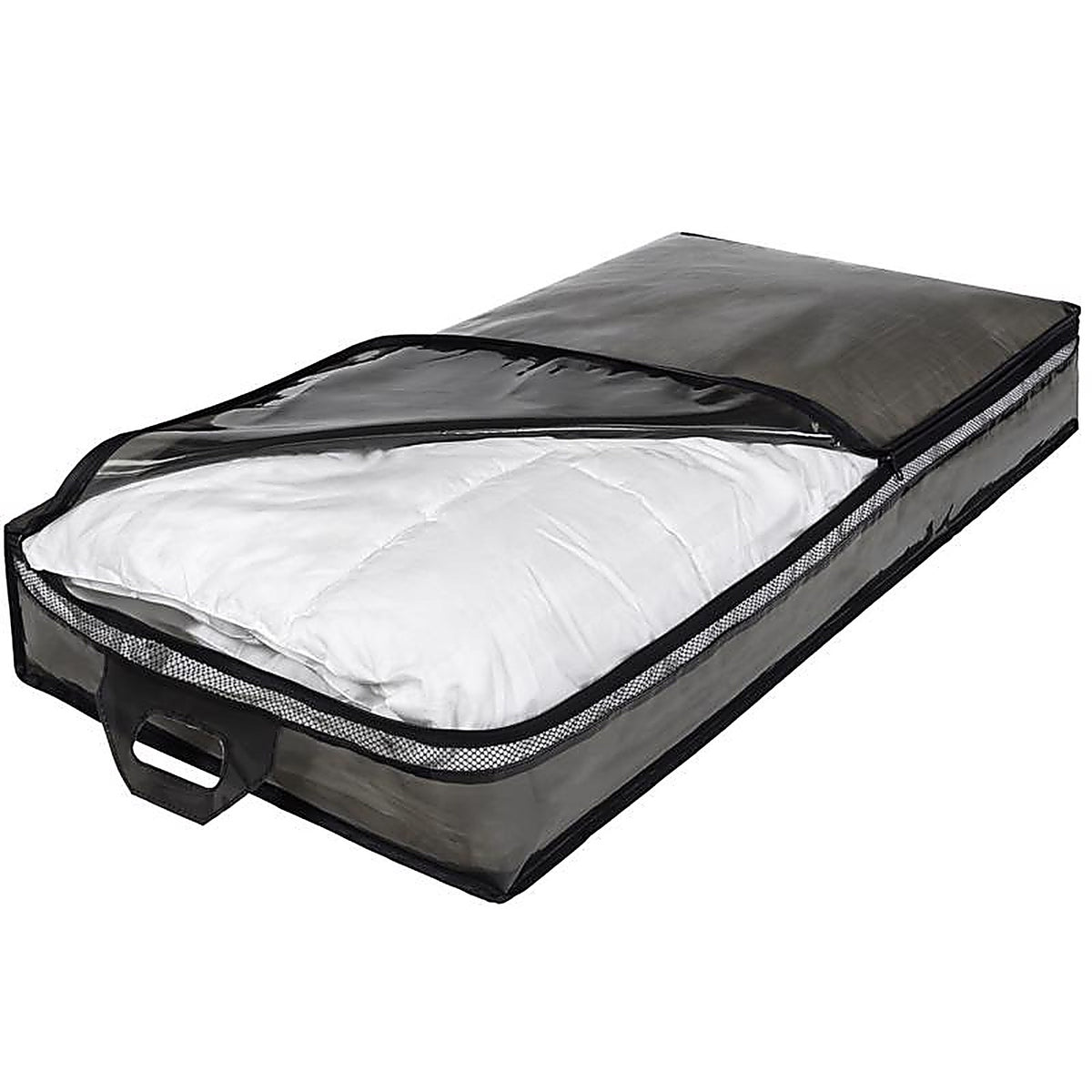Hefty - HFT-7612769-4 - Underbed Black/Clear Storage Bag 6 In. H X 39 In. W X 20 In. D