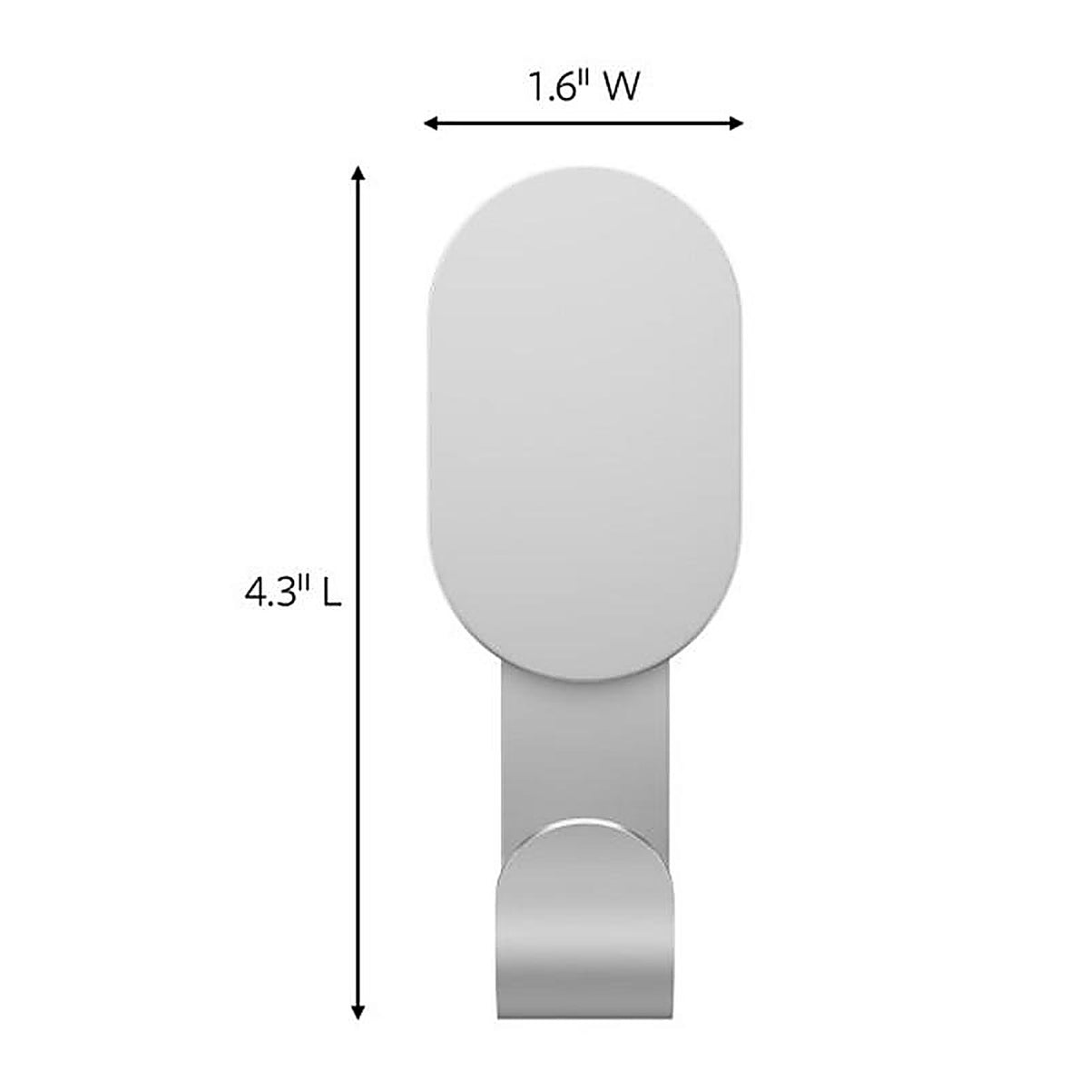 3M - 3DH25SLV-1ES - Claw Stainless Steel 25# Drywall Hooks 1 Pack