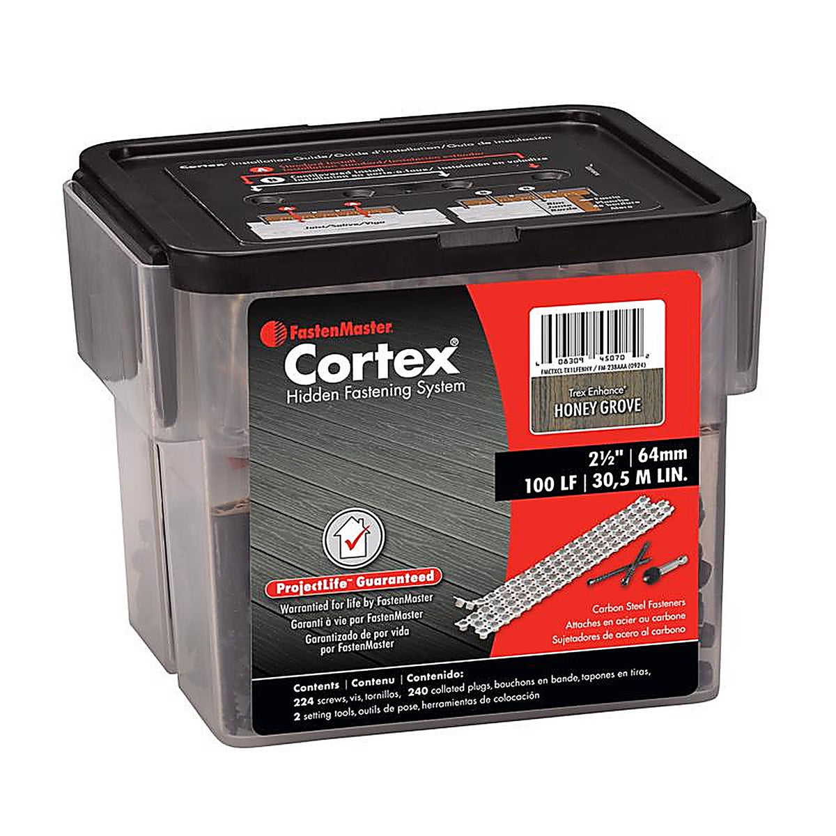 Fastenmaster - CTXCL-TX1LFENHY - Cortex No. 10 Each X 2-1/2 In. L Torx Ttap Button Head Deck Screws 224 Pack