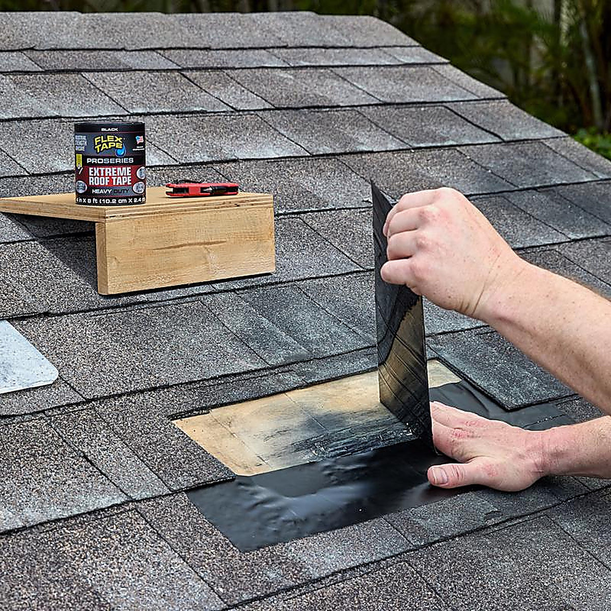 FLEX - PS288BLK0408 - Seal Family of Products Flex Tape Pro Series 4 In. W X 8 Ft. L Black Waterproof Repair Tape 1 P