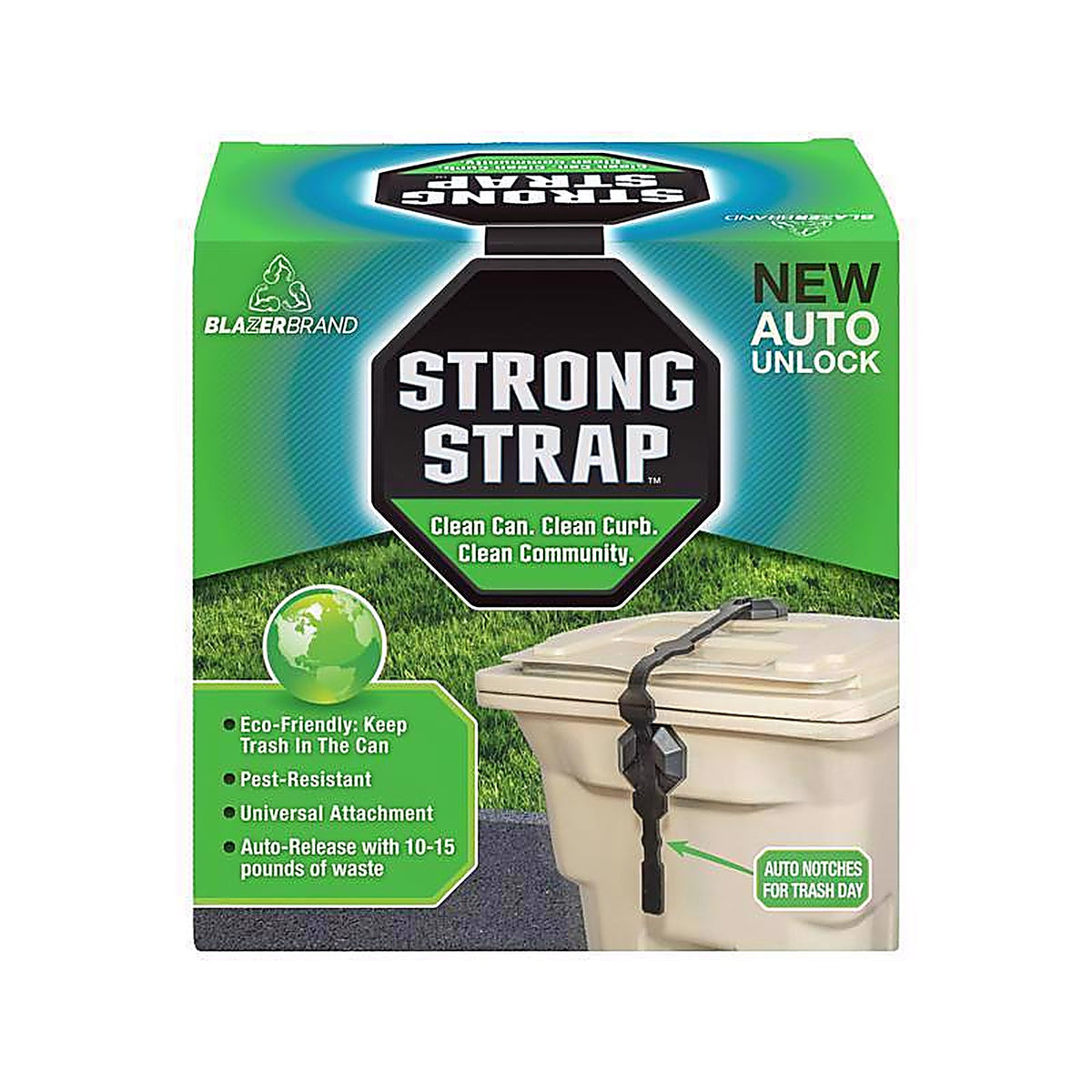 Blazer Brand - BSSK2R1 - Strong Strap Black Stretch Strap 48 In. L 1 Pack