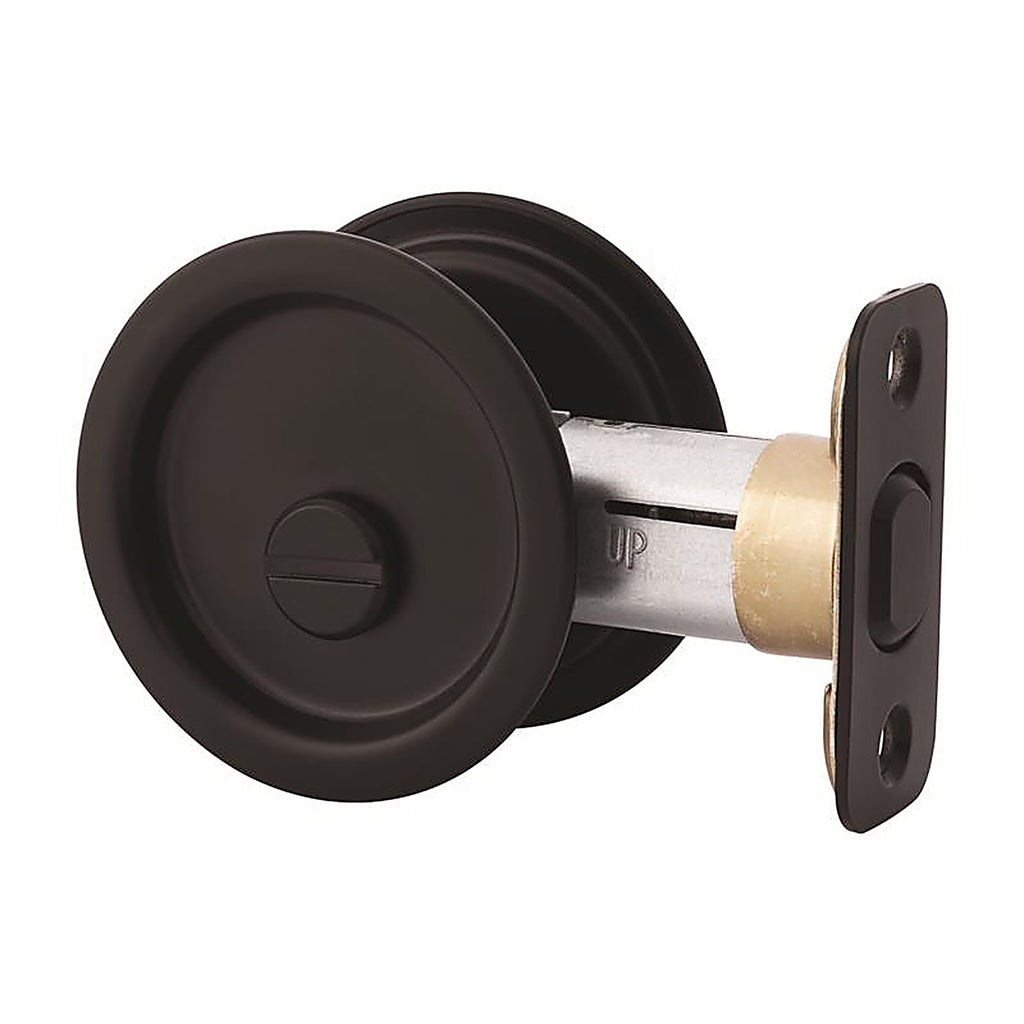 National Hardware - N350-960 - Matte Black Zinc Pocket Door Latch 1 Pack