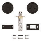 National Hardware - N350-960 - Matte Black Zinc Pocket Door Latch 1 Pack