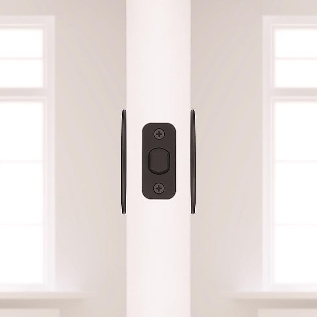 National Hardware - N350-960 - Matte Black Zinc Pocket Door Latch 1 Pack